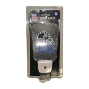 Carolina Panthers NFL Night Light Plug-In Sensor New 🏈💙